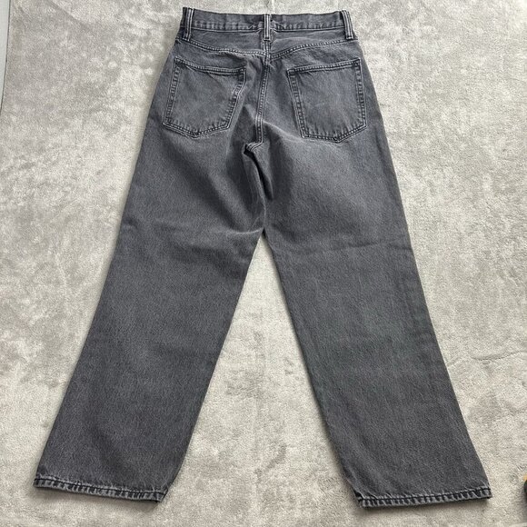 Gap Jeans Mens 28x28” Faded Black Baggy Fit Denim Y2K Skater Grunge Pants - Picture 13 of 14